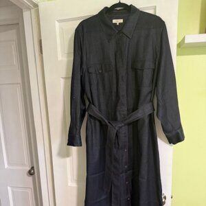 Lafayette 148 Dark Denim Dress